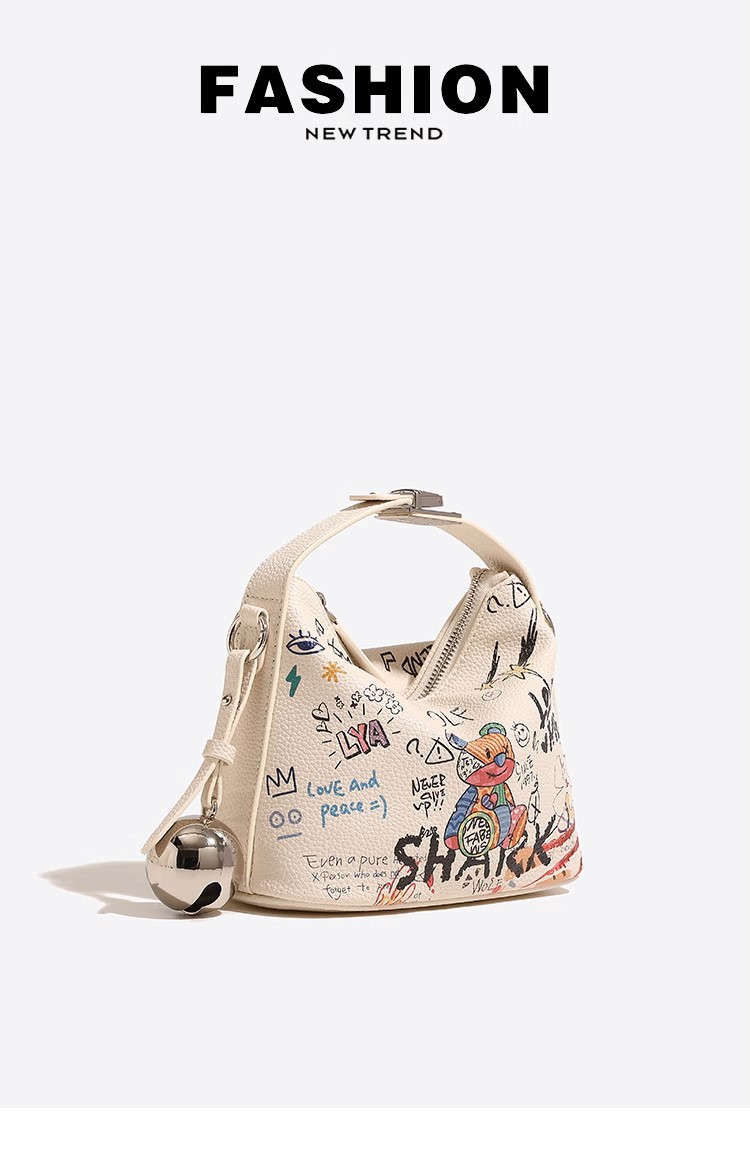 bear bag new fashion versatile cute handbag shoulder messenger bag_voghion.com
