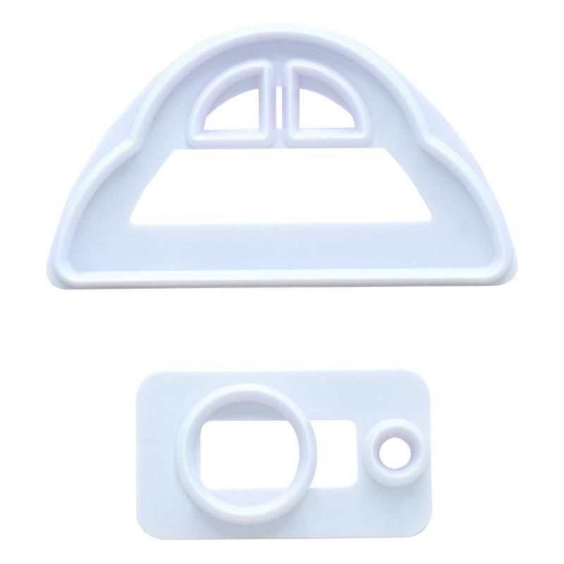 2 unids coche molde de corte DIY pastel hornear herramientas creativo galleta plástico respetuoso del medio ambiente Suministro directo fábrica