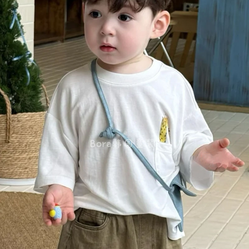 年中クリアランス、男の子と女の子向けの高コストパフォーマンスTシャツ、夏用子供用半袖コットン（返品不可//レビューなし1|undefined