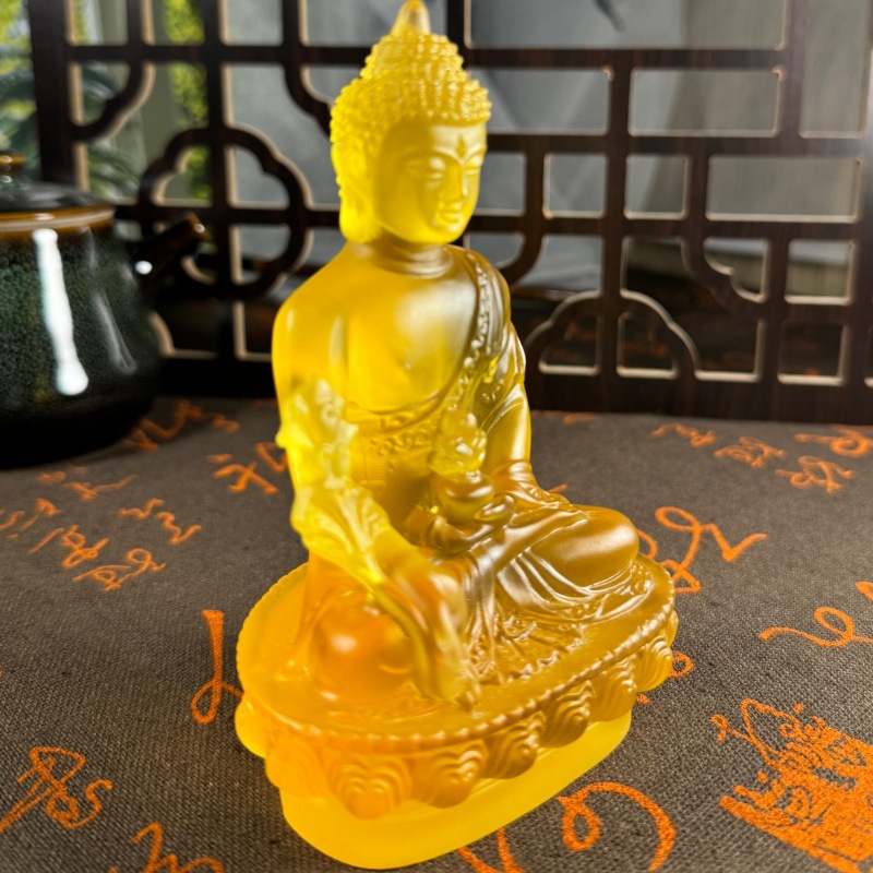 Car ornaments pharmacist Buddha statue Bao'an car decorations interior car resin ornaments wholesale factory direct sales