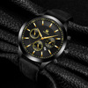 man Belt watch leisure time calendar Quartz watch Watch Men's One piece On behalf of