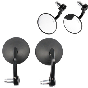 Motorcycle new modified rearview mirror retro modified rearview mirror CNC folding handle mirror Yamaha