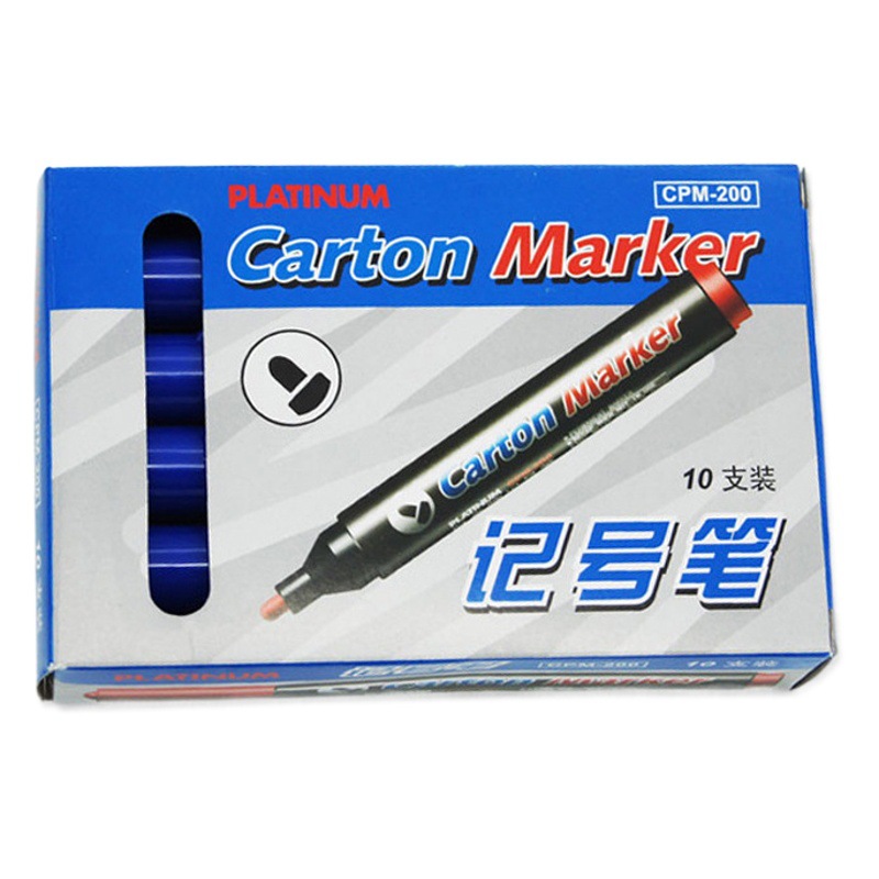 Marcador de platino CPM-200 marcador de cabeza grande aceitoso marcador de cabeza única cabeza gruesa marcador aceitoso marcador