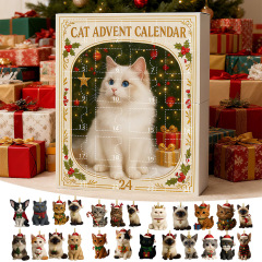 Cat Lovers Advent Calendar爱猫人士圣诞降临挂件倒计时盲盒日历