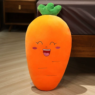 Carrot Large Pillow Cloth – Oyuncaq yastıqlar - down-cotton-carrot-30cm-01kg