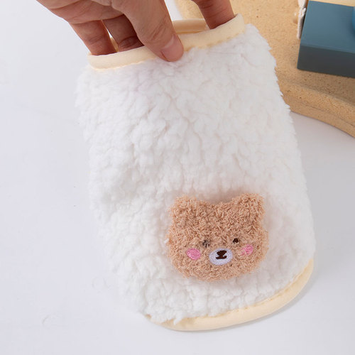 Pet clothes for puppies and kittens, cute sweatshirts for newborn puppies and kittens, small dog and cat fur coats