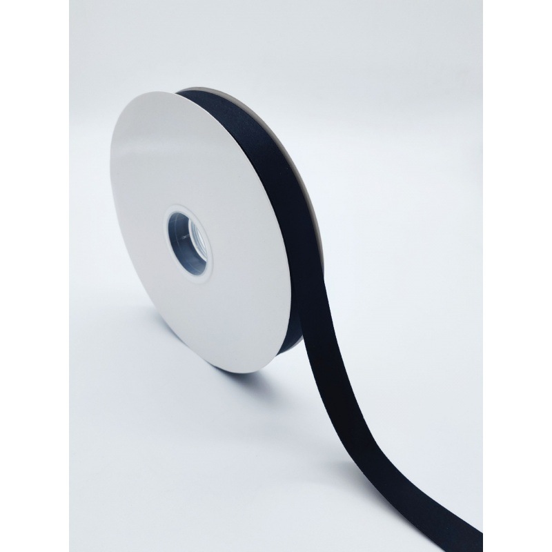 algodón negro poliestéril poliestéril algodón doble cara color correa bolsas de prendas de vestir adornamiento de cabello cinta arco accesorios cinta en stock lote