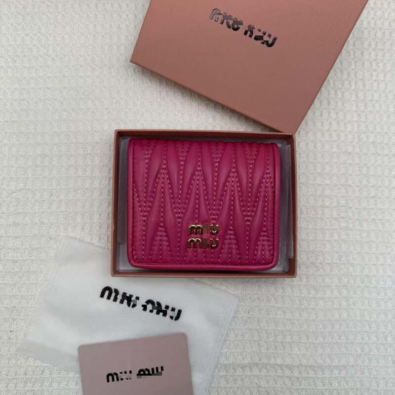 Original Spot Miaojia Pleated Wallet Women's Macaron Color Sweet Girl Coin Purse Large Capacity