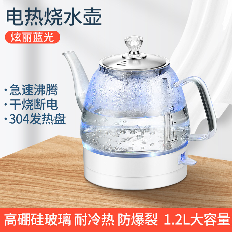 Glass teapot for home use