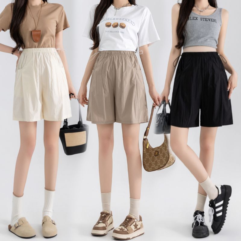 Maternity Shorts Summer Thin Outerwear Maternity Yamamoto Pants Drawstring Casual Knee-Length Shorts Base Wide-Leg Summer Wear