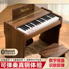 木质小钢琴儿童玩具初学智能电子琴生日礼物新款宝宝家用用品笙陇