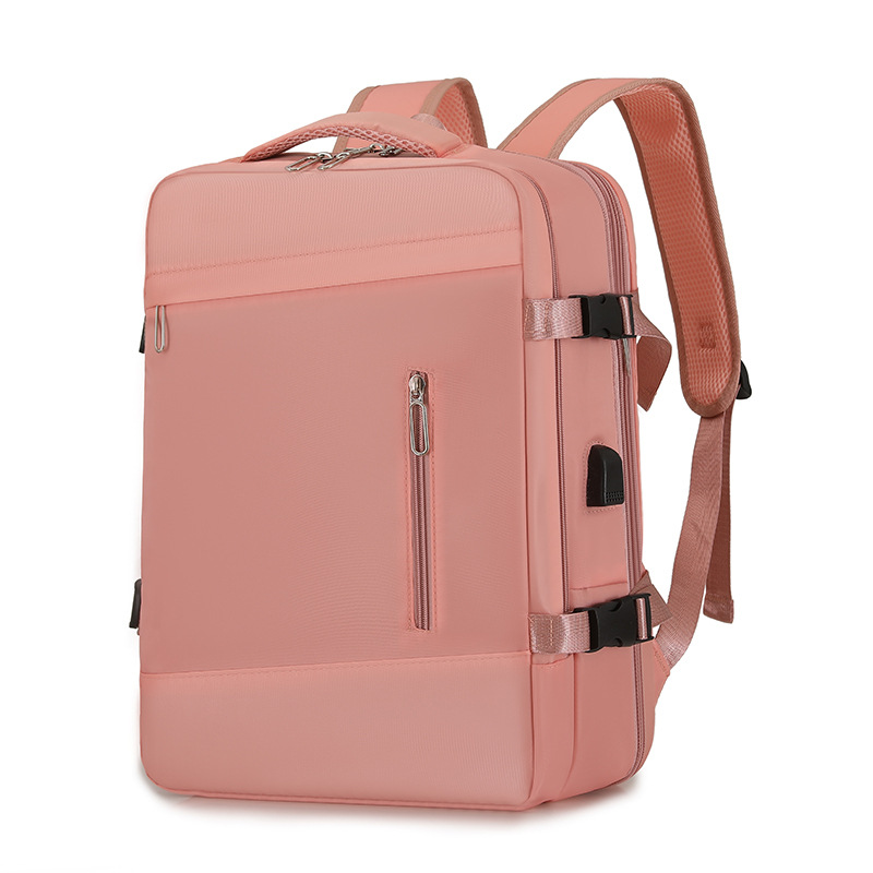 Expandable Business Backpack Large Capacity Travel Bag For Men_voghion.com