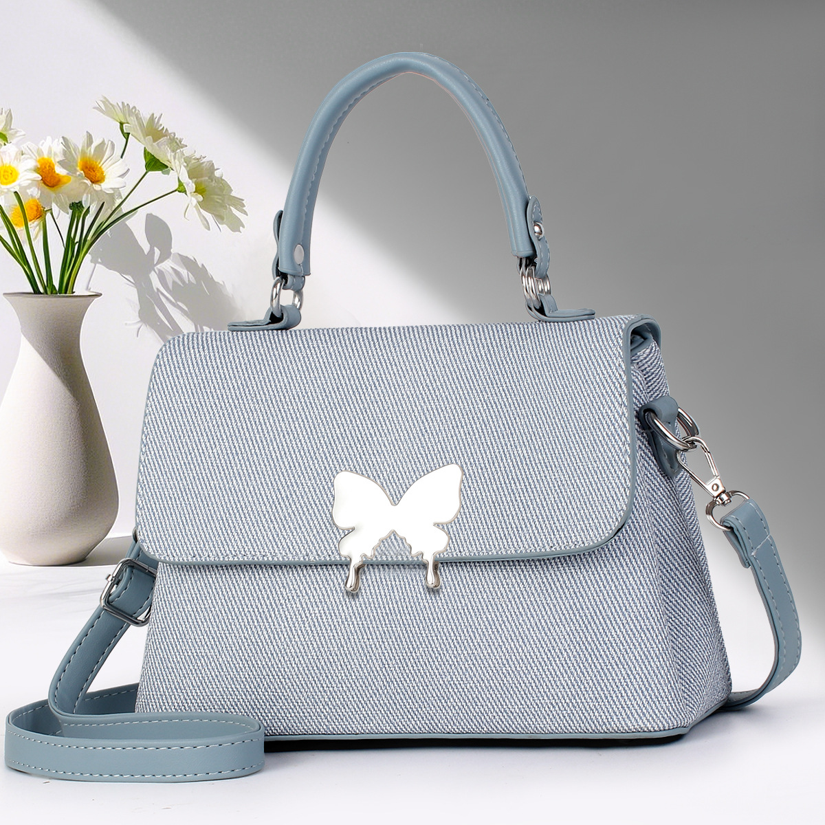 Bolso de verano de todo fósforo de comercio exterior para mujer portátil Bolso bandolera de moda de estilo explosivo para mujer 2025 nuevo estilo de fábrica image 11