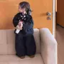 新款女童外贸羊羔绒卫衣