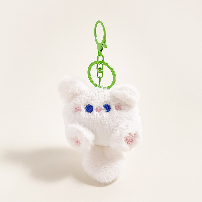 漫画リトルモンスタードールペンダントかわいい小さなギフトぬいぐるみ猫キーホルダーフロアプッシュ人形ペンダントアクセサリー|undefined