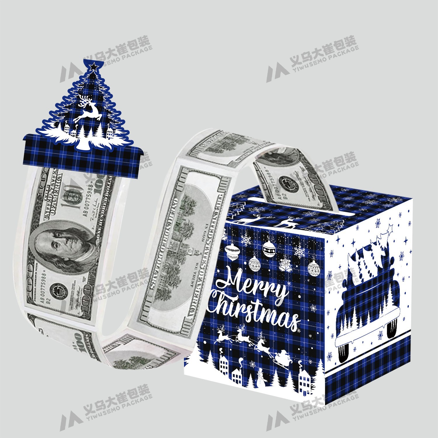 现货圣诞抽钱盒13（独家设计款）
