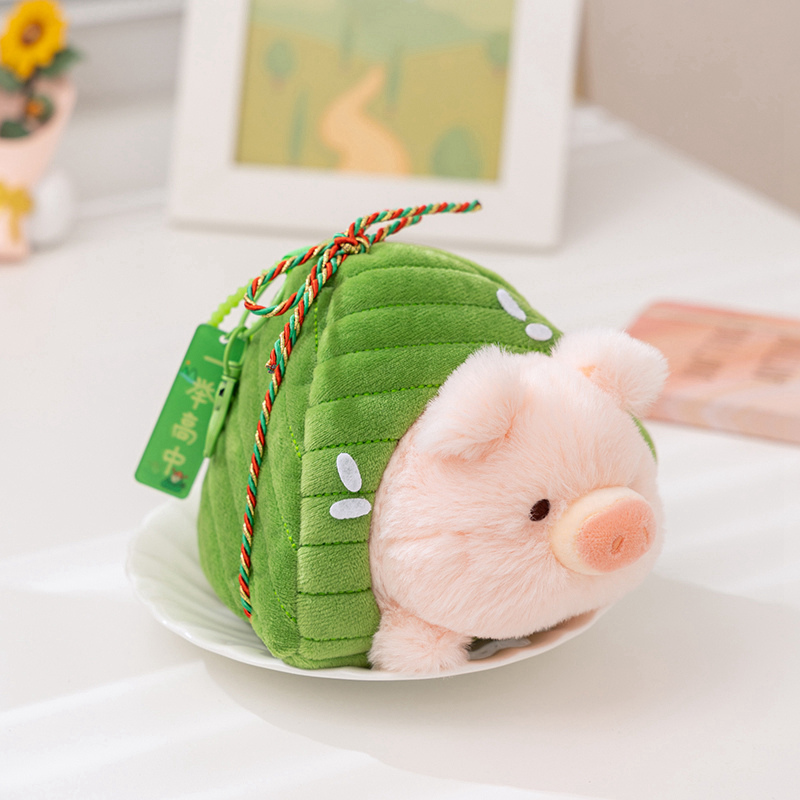 Colgante de Peluche Capibara Zongzi de Franela, Algodón PP para Fiesta del Barco del Dragón image 7