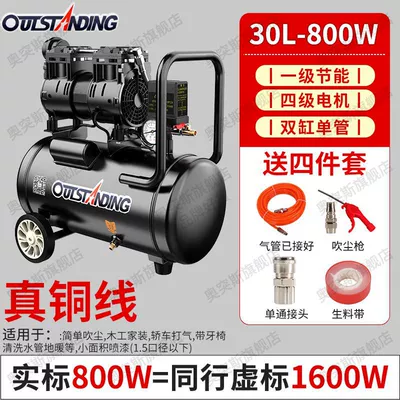 Compressor 220V Mini Small: Hava kompressorları - copper-800w-30lgift-package