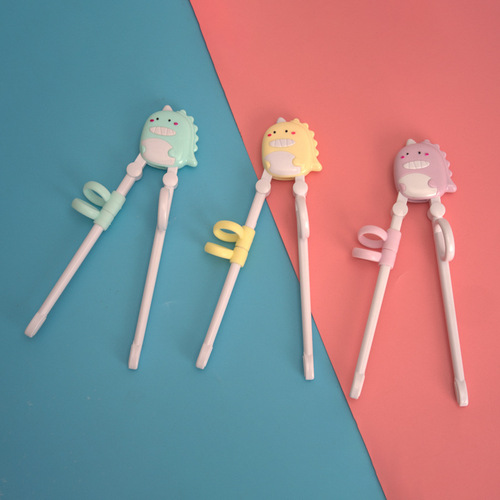 Cartoon Practice Chopsticks Baby for 12 Months and Above, Learning-Specific Chopsticks, Portable Assisting Tableware for Children's Chopstick Training