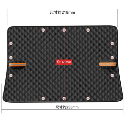 Black car snow shield front Car snow shield - upgraded-version-plus-12-magnet-non-woven-bags