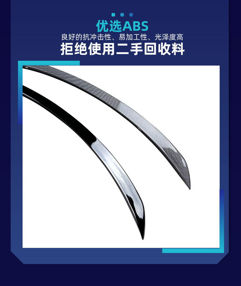 Suitable for Mercedes-Benz Glc Coupe C254 2023+ Amg Rear Wing Top Wing Fixed Wing Spoiler Modification