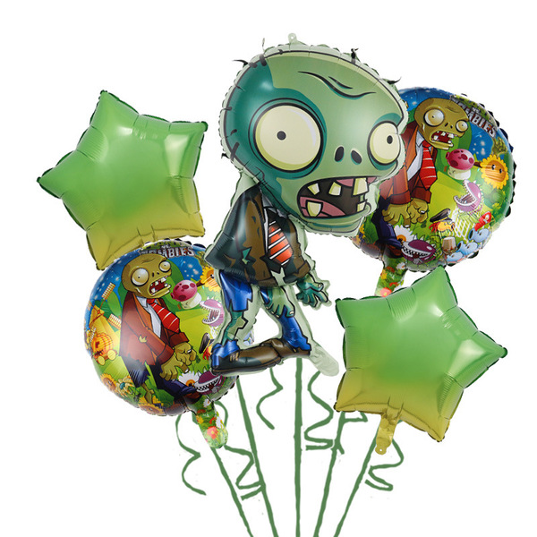 cartoon Plants vs. Zombies