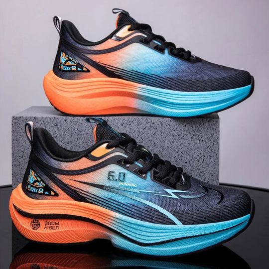 Running Shoes Women's Shock Absorbing Lightweight Real Explosion Running Shoes New Mesh Breathable Racing Shock Absorbing Running Shoes for Marathon sneaker