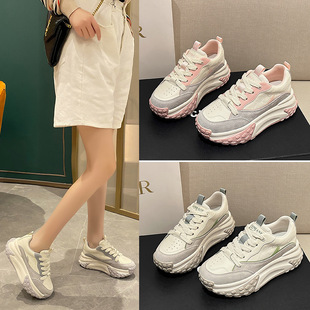 European Station Internet Celebrity Torre Shoes Women's ins Trendy 2023 Spring New Korean Fashion Trendy Thick Sole Sports Shoes