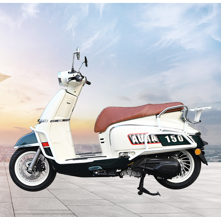 Suitable for Chunfeng Aura150 Protective Bars, Front and Rear Exhaust Pipe Bumpers, Rear Racks, Silver Protective Bars, Modification