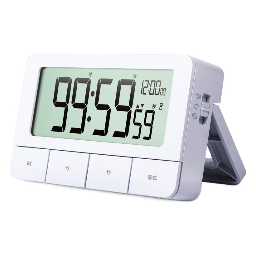 Deli 8841 cronometraje reloj electrónico estudiante horario despertador bucle temporizador cuenta atrás cronómetro