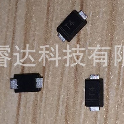 厂家直销大芯片贴片开关二极管 1N4148W SOD-123封装 T4丝印
