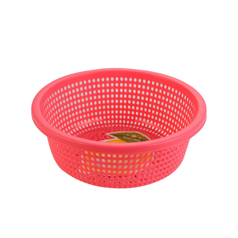 プラスチック排水バスケットキッチン肥厚大型新しい野菜洗濯バスケット家庭用フルーツボウルラウンドフルーツ耐久性|undefined