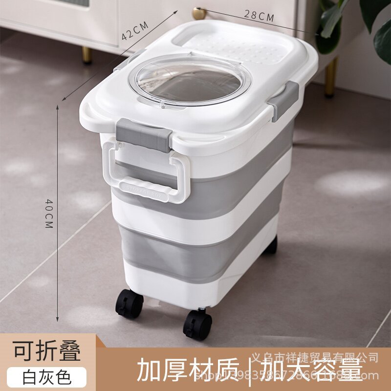 Caja para arroz de fábrica, modelo 2025, nueva caja simple para almacenamiento de granos, caja plegable multifuncional para almacenamiento de arroz