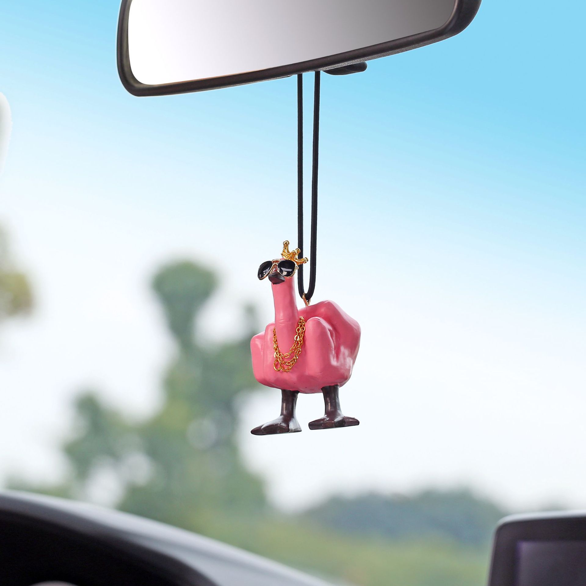 Nuevo lindo creativo decoración del coche consola central decoración del coche accesorios del coche de dibujos animados accesorios del coche decoración del coche