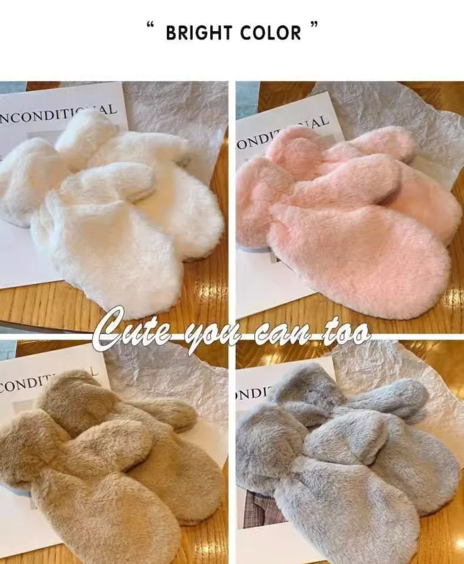 Version coréenne d'hiver de couleur unie avec velours épais, gants coupe-vent chauds et résistants au froid pour femmes, simples_voghion.com