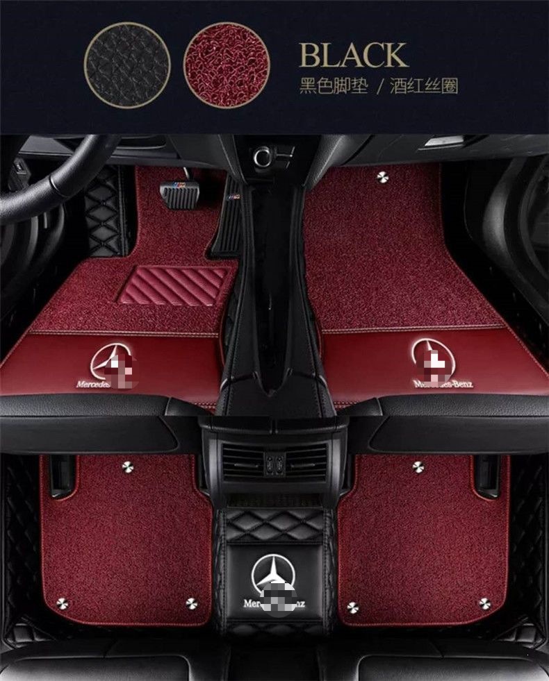 Suitable for Mercedes-Benz E300L car floor mats, Mercedes-Benz GLB full-coverage floor mats, GLC260 can be made for right-hand drive