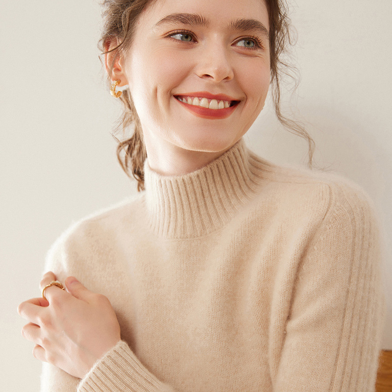 2024 autumn and winter new sweater half high collar sweater warm thick sweater high comfortable soft skin 2024 autumn and winter new sweater half high collar sweater warm thick sweater high comfortable soft skin