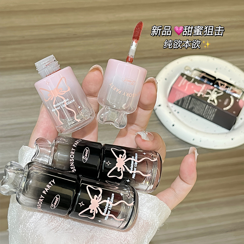 感覚派パーティー バタフライソフトミラーリップグロス 保湿・落ちにくい・カップに付かない・長持ち・美白リップグロス|undefined