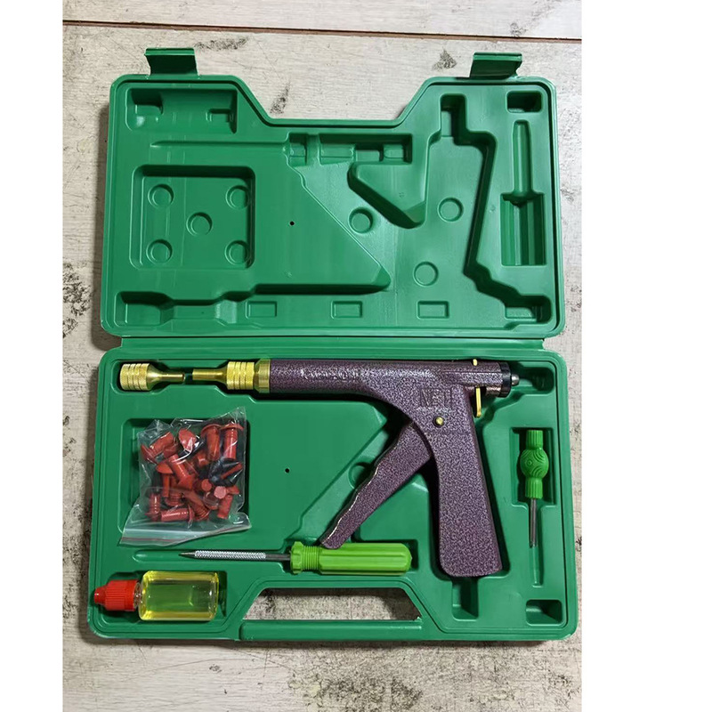 Tire repair gun, vacuum tire repair gun for electric vehicles and motorcycles, mushroom nail quick tire repair tool