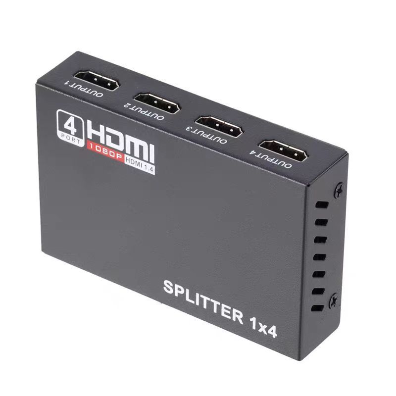 Hdmiハイビジョン分配器hdmi 1分4 hdmi一進四出分配器は4k x 2k ps4 3dをサポートしています。|undefined