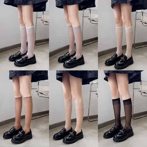Ultra-thin velvet stockings spring and summer see-through black Japanese Lolita sweet white stockings manufacturer wholesale
