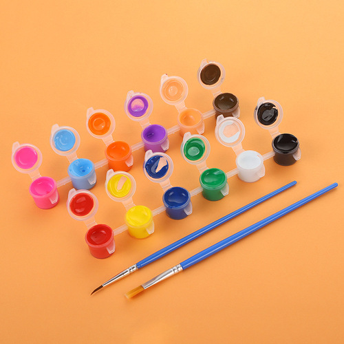 3ml 12-color paint children's DIY graffiti painting 3ml 6-piece 12-color packaging acrylic paint
