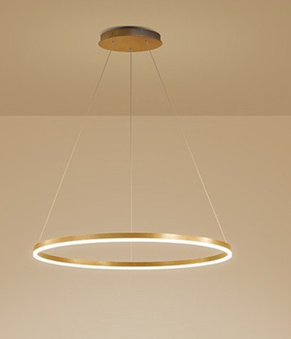 2025 atmósfera anular sala de estar lámpara de la sala de comedor círculo lámpara de la mesa moderna simple de bajo perfil lámpara de lujo ligera