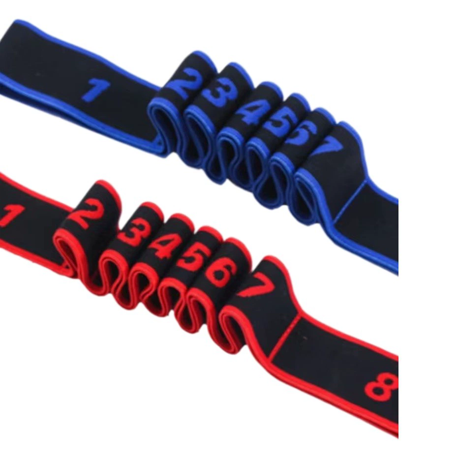 Резинка для йоги фитнес Натяжная лента эластичная лента взрослые дети восемь сеток танцевальная резинка цифровая эластичная лента
