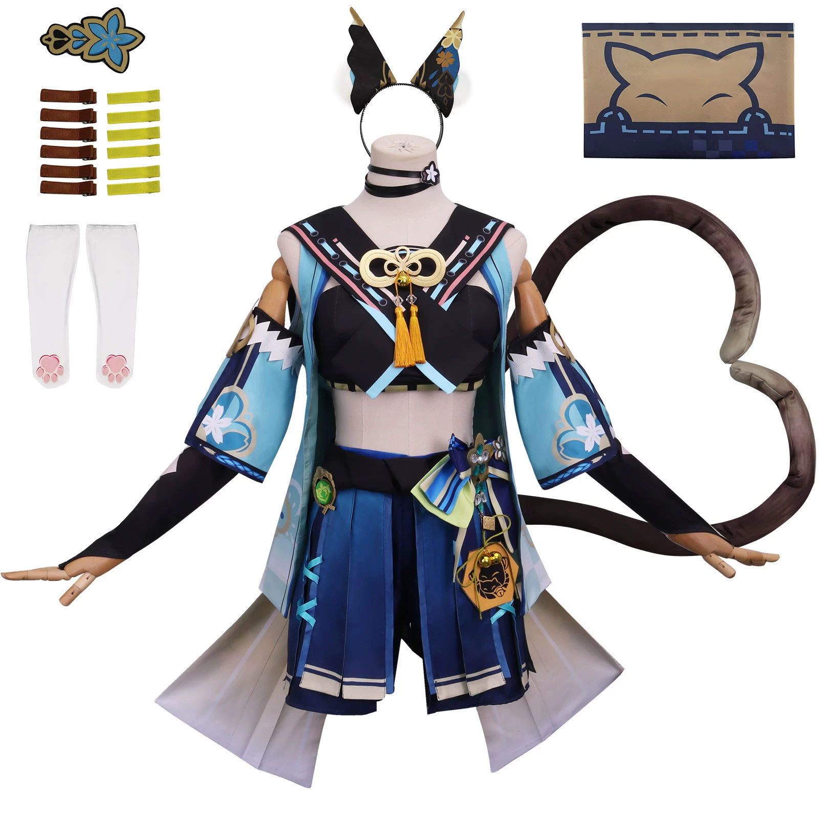 漫路人 Оригинальный бог cos rice wife Qiliangliang костюм косплей новый персонаж grass style shooter двухмерное аниме
