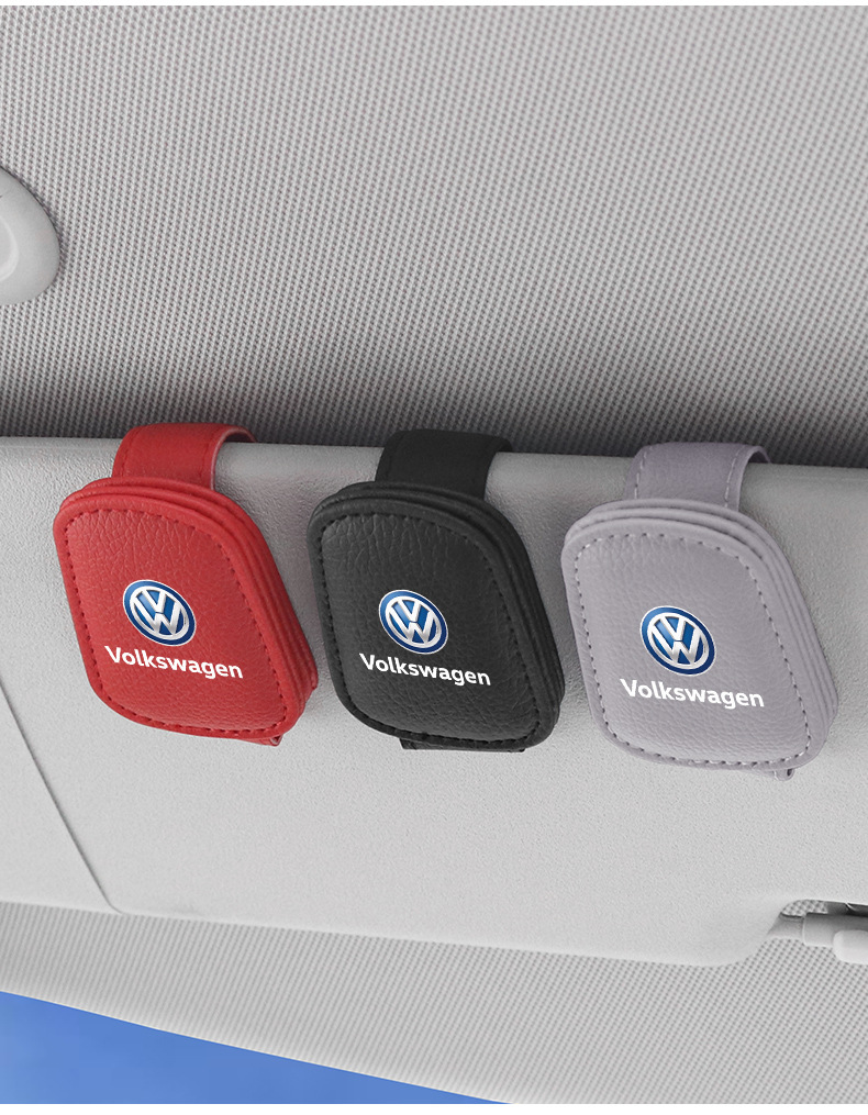 Suitable for Volkswagen Sagitar, Magotan, Lavida, Bora, Tiguan, Teramont, and Tayron Car Glasses Holder and Sunglasses Storage Box