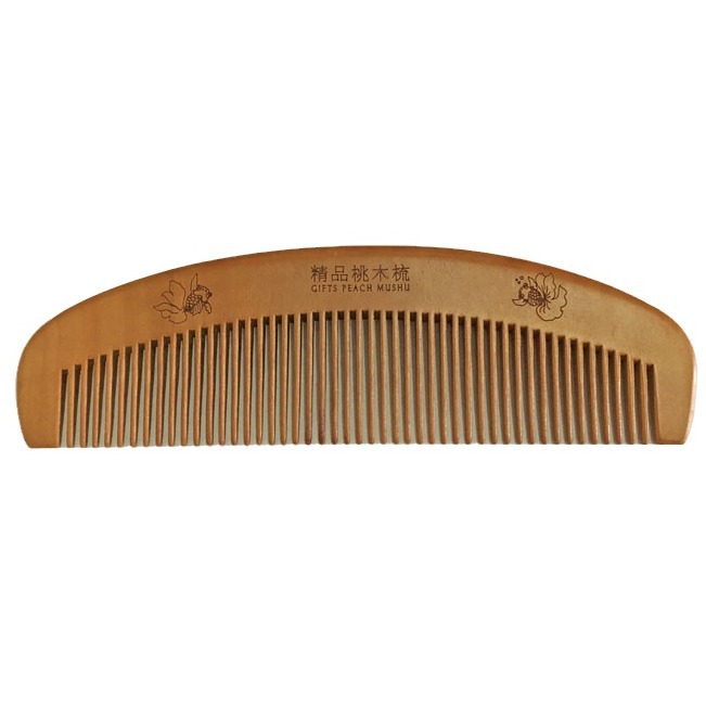 Artesanía grande peine de melocotón dos yuanes tienda de decoración de playa de regalo al por mayor peine de melocotón