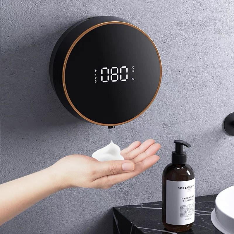 Desinfectante de manos de inducción automática desinfectante de manos de inducción tipo pared doméstico sin agujeros de perforación