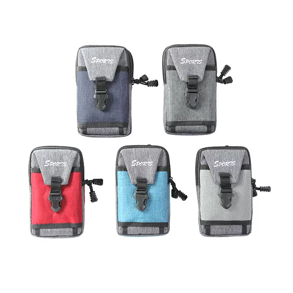 Outdoor Strap Waist Bag Simple Style Triangle Strap Waist Bag 2099 Outdoor Mobile Phone Bag