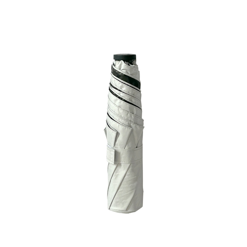 Paraguas negro para mujer, de doble uso, ultraligero, de fibra de carbono, resistente a la lluvia y con protección UPF50+._voghion.com